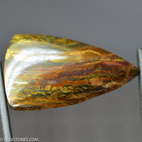 Australian Brockman Marra Mamba Chatoyant Gemstone Cabochon Hand Cut And Polished By LEXX STONES 52 Carats