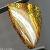 Australian Brockman Marra Mamba Chatoyant Gemstone Cabochon Hand Cut And Polished By LEXX STONES 52 Carats