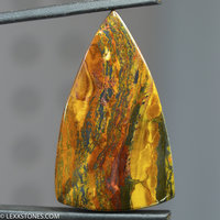 Australian Brockman Marra Mamba Chatoyant Gemstone Cabochon Hand Cut And Polished By LEXX STONES 52 Carats