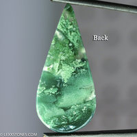 Chrome Chalcedony Druzy Mtorolite Gemstone Cabochon Hand Crafted By LEXX STONES 35 Carats
