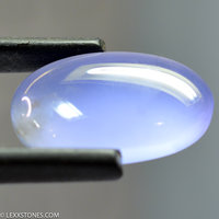 Rare Namibian Gem Blue Otjoruharui Chalcedony Gemstone Cabochon Hand Crafted By LEXX STONES 16 carats