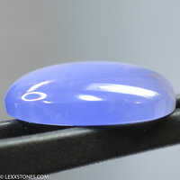 Rare Namibian Gem Blue Otjoruharui Chalcedony Gemstone Cabochon Hand Crafted By LEXX STONES 16 carats