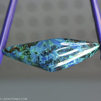 Super Colorful Namibian Shattuckite Chrysocolla Malachite Cuprite Gemstone Cabochon Hand Crafted By Lexx Stones 89 Carats