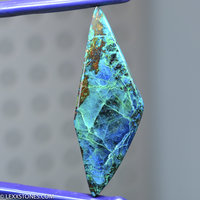 Super Colorful Namibian Shattuckite Chrysocolla Malachite Cuprite Gemstone Cabochon Hand Crafted By Lexx Stones 89 Carats