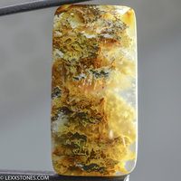 Gorgeous North Ridge Plume Agate Gemstone Cabochon Hand Crafted By Lexx Stones 61 Carats