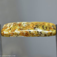 Gorgeous North Ridge Plume Agate Gemstone Cabochon Hand Crafted By Lexx Stones 61 Carats