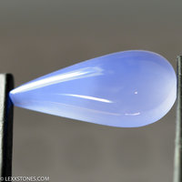 Rare Namibian Gem Blue Otjoruharui Chalcedony Gemstone Cabochon Hand Crafted By LEXX STONES 17.5 carats