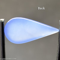 Rare Namibian Gem Blue Otjoruharui Chalcedony Gemstone Cabochon Hand Crafted By LEXX STONES 17.5 carats