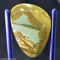High Grade Scenic Owyhee Picture Jasper Gemstone Cabochon Hand Crafted By LEXX STONES 89 Carats