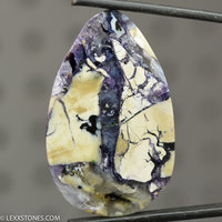 Rare Brecciated Dendritic Tiffany Stone Gemstone Cabochon Hand Crafted By LEXX STONES 58 Carats