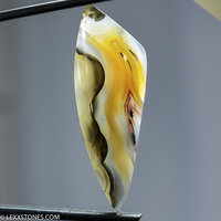 Vibrant Turkish Pseudomorph Agate Gemstone Cabochon Hand Crafted By LEXX STONES 40 Carats
