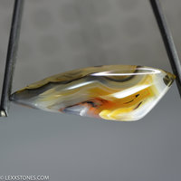Vibrant Turkish Pseudomorph Agate Gemstone Cabochon Hand Crafted By LEXX STONES 40 Carats