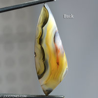 Vibrant Turkish Pseudomorph Agate Gemstone Cabochon Hand Crafted By LEXX STONES 40 Carats