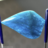Gorgeous Deep Blue Apatite Gemstone Cabochon Hand Crafted By LEXX STONES 75 Carats