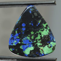 Authentic Old Stock Bisbee Azur-Malachite Chrysocolla Gemstone Cabochon Hand Crafted By Lexx Stones 24 Carats