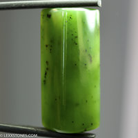 High Grade Cassiar Mountain BC Nephrite Jade  Gemstone Cabochon Hand Crafted by LEXX STONES 59 Carats