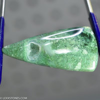 Chrome Chalcedony Druzy Mtorolite Gemstone Cabochon Hand Crafted By LEXX STONES 51 Carats
