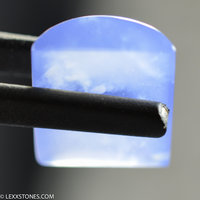 Rare Namibian Gem Blue Otjoruharui Chalcedony Gemstone Cabochon Hand Crafted By LEXX STONES 14 carats