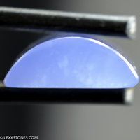 Rare Namibian Gem Blue Otjoruharui Chalcedony Gemstone Cabochon Hand Crafted By LEXX STONES 14 carats