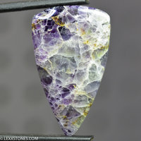 Authentic White Utah Kaleidascope Prism Gemstone Cabochon Hand Crafted By Lexx Stones 41 Carats