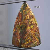 Authentic Oregon Kaleidoscope Jasper Gemstone Cabochon Hand Crafted By Lexx Stones 55 Carats