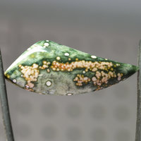 Vintage Ocean Jasper Gemstone Cabochon Hand Crafted By LEXX STONES 42 Carats