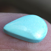 Sleeping Beauty Mine Turquoise Cabochon Hand Crafted By Lexx Stones 3.5 Carats