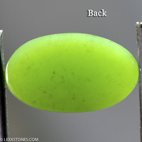 High Grade Wyoming Apple Green Nephrite Jade Gemstone Cabochon Hand Carved by LEXX STONES 19 Carats