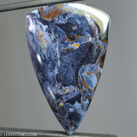 Flashy Rare Chatoyant Namibian Purple Blue Pietersite Gemstone Cabochon Hand Crafted By LEXX STONES 54 Carats