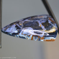 Flashy Rare Chatoyant Namibian Purple Blue Pietersite Gemstone Cabochon Hand Crafted By LEXX STONES 54 Carats