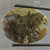 Authentic Priday Thunderegg Plume Moss Agate Gemstone Cabochon Hand Crafted By Lexx Stones 40 Carats