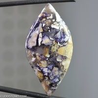 Rare Brecciated Dendritic Tiffany Stone Gemstone Cabochon Hand Crafted By LEXX STONES 55 Carats
