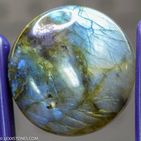 Wicked Flash Multi Color Madagascar Labradorite Cabochon Shimmering Labradorescence Hand Crafted By LEXX STONES 119Carats