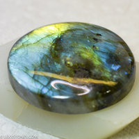 Wicked Flash Multi Color Madagascar Labradorite Cabochon Shimmering Labradorescence Hand Crafted By LEXX STONES 119Carats