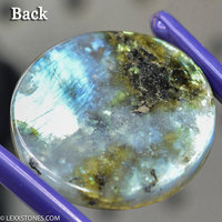 Wicked Flash Multi Color Madagascar Labradorite Cabochon Shimmering Labradorescence Hand Crafted By LEXX STONES 119Carats