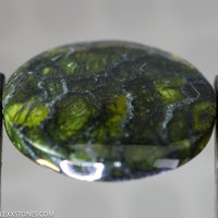 Old Stock Olivine Peridot Gemstone Cabochon Hand Crafted By LEXX STONES 25.5 Carats