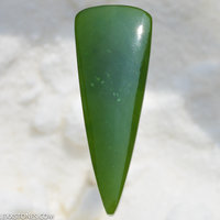 High Grade Siberian Nephrite Jade  Gemstone Cabochon Hand Crafted by LEXX STONES 27 Carats