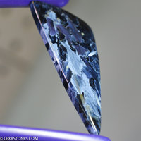 Flashy Rare Chatoyant Namibian Purple  Pietersite Gemstone Cabochon Hand Crafted By LEXX STONES 55 Carats