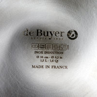 de Buyer Affinity ø16 INOX Induction 5 Ply 1.5L Saucepan NIB Lexx Stones