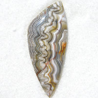 Natural Old Stock Laguna Lace Agate Gemstone Cabochon Hand Crafted By LEXX STONES 85 Carats
