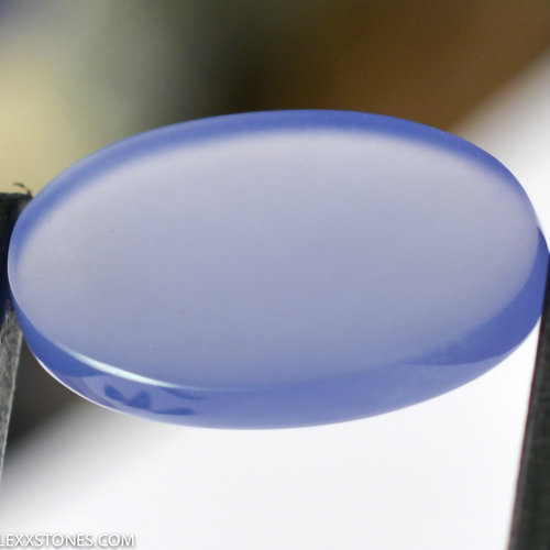Rare Namibian Gem Blue Otjoruharui  Chalcedony Gemstone Cabochon Hand Crafted By LEXX STONES 10 carats