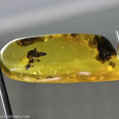 Beautiful Polished Natural Baltic Citrine Amber "Bear" by Lexx Stones 33 Carats