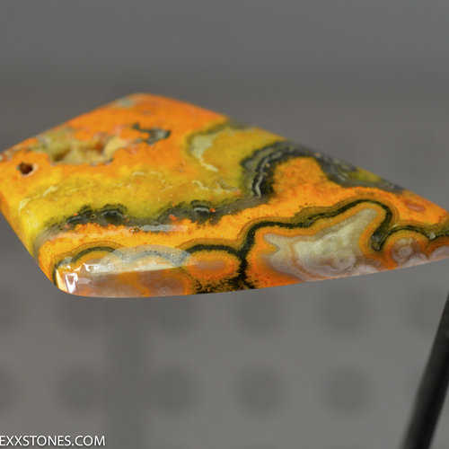 Authentic Botryoidal High Grade Bumble Bee Gemstone Cabochon Hand Crafted By LEXX STONES 87 Carats