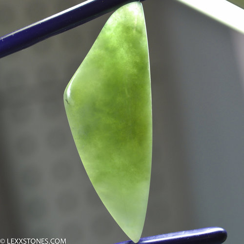Rare Old Stock Pre-Embargo Burmese Jadeite Jade Gemstone Cabochon Hand Crafted by LEXX STONES 75 Carats