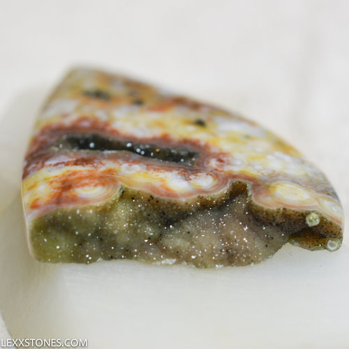 Botryoidal Orbicular Vintage Agatized Druzy Ocean Jasper Gemstone Cabochon Hand Crafted By LEXX STONES 50 Carats