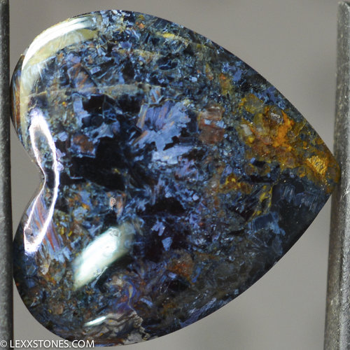 High Chatoyancy Multi Color Hunan Pietersite Gemstone Cabochon Hand Crafted By LEXX STONES 33 Carats