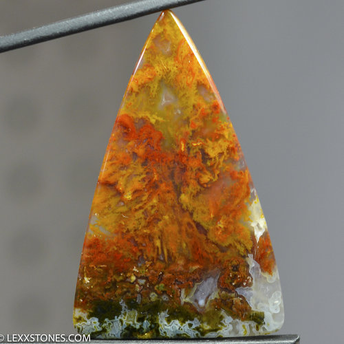 Authentic Indonesian Agate Gemstone Cabochon Hand Crafted By Lexx Stones 57 Carats