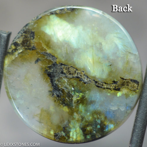 Wicked Flash Multi Color Madagascar Labradorite Cabochon Shimmering Labradorescence Hand Crafted By LEXX STONES 46 Carats