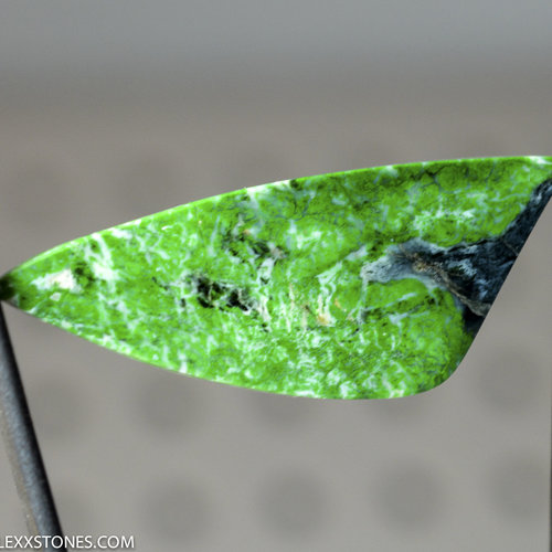 Rare Old Stock Pre-Embargo "Moss In Snow" Burmese Maw Sit Sit Gemstone Cabochon Hand Crafted by LEXX STONES 38 Carats