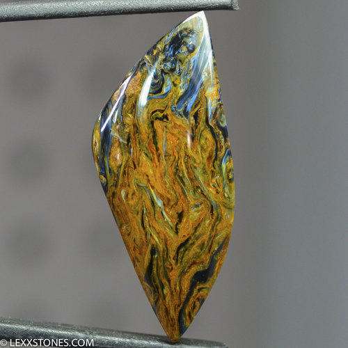 Fiery Namibian Pietersite Gemstone Cabochon Hand Crafted By LEXX STONES 37 Carats